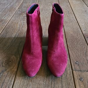Vagabond Maroon Booties